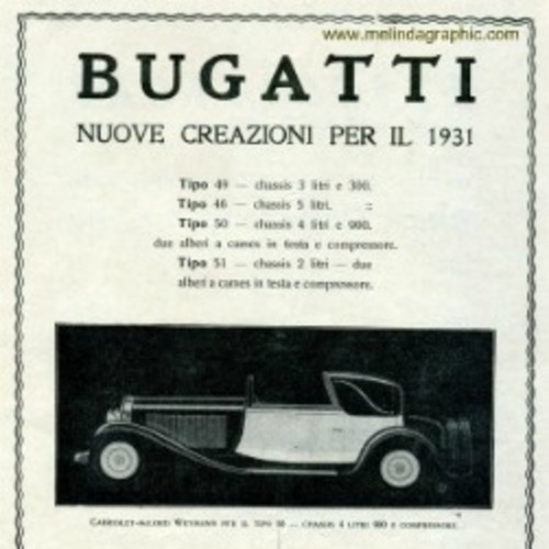 Bugatti cabriolet Milord Weyma