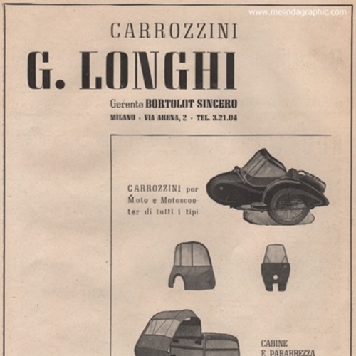 carrozzini - sidecar Longhi